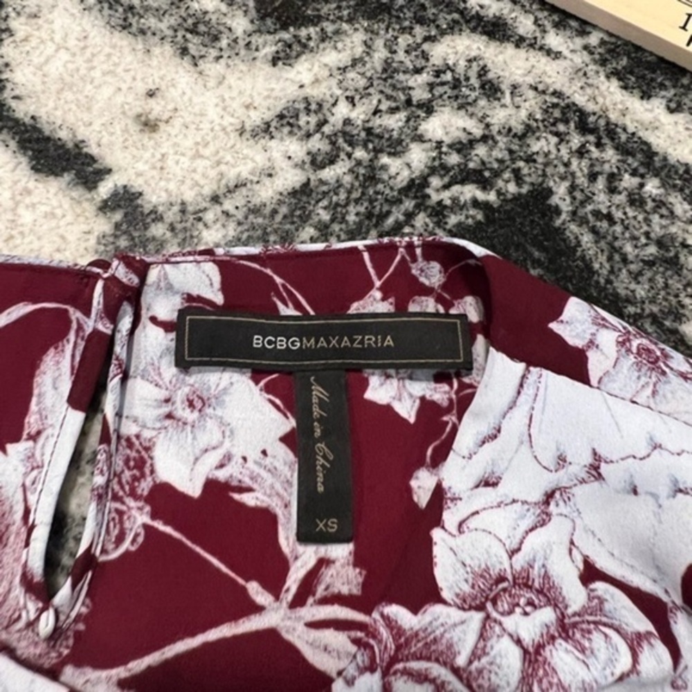 Bcbgmaxazria Ashton Split Front Side Georgette Bo… - image 8